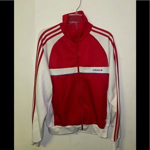Vintage Adidas Originals track jacket size large.
